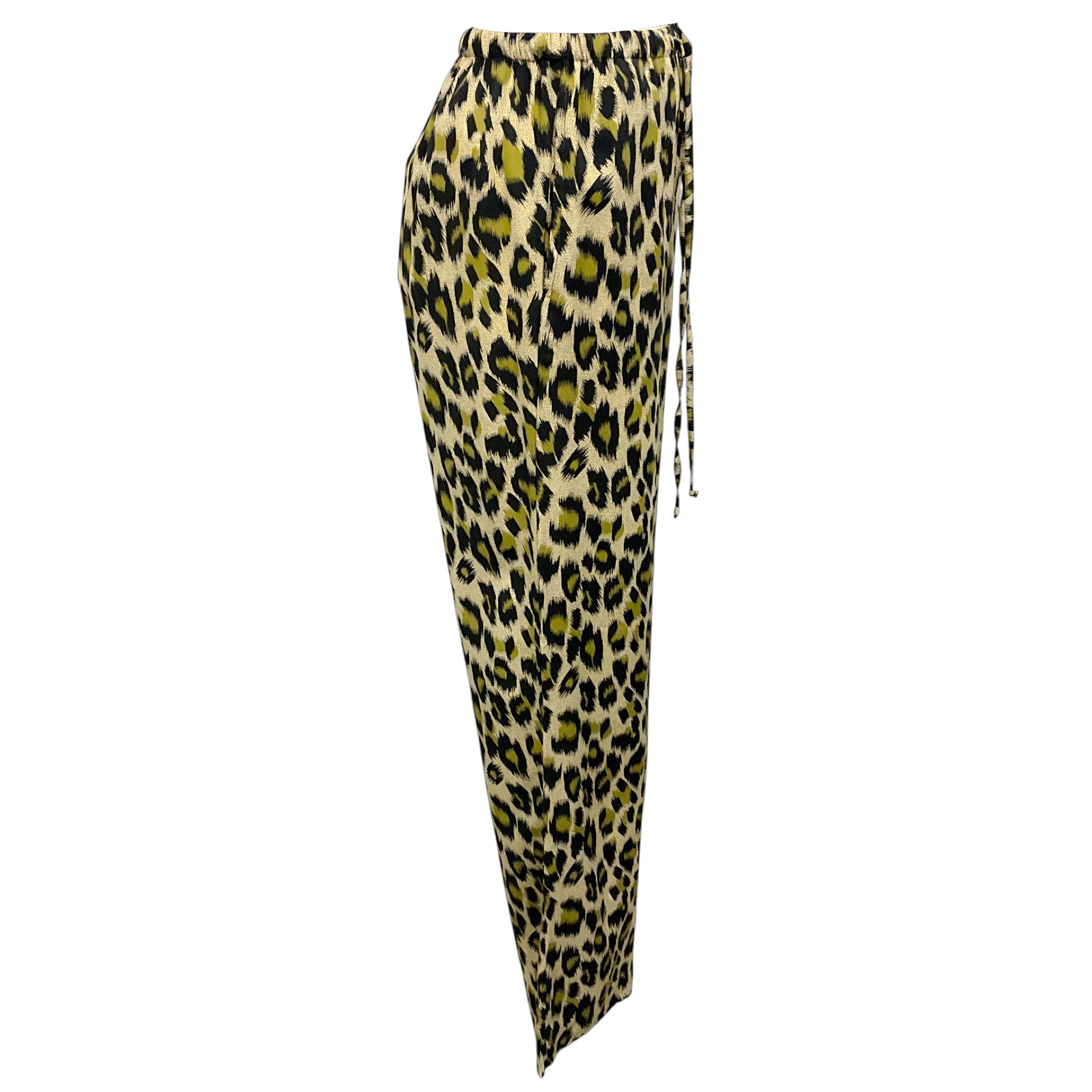 SPRWMN Green Leopard Kauai Pant