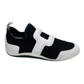Load image into Gallery viewer, Roger Vivier Black / White Techno and Leather Slip On Flats
