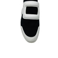 Load image into Gallery viewer, Roger Vivier Black / White Techno and Leather Slip On Flats
