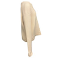 Load image into Gallery viewer, Prada Cream Long Sleeved Wool and Cashmere Knit Crewneck Pullover Sweater
