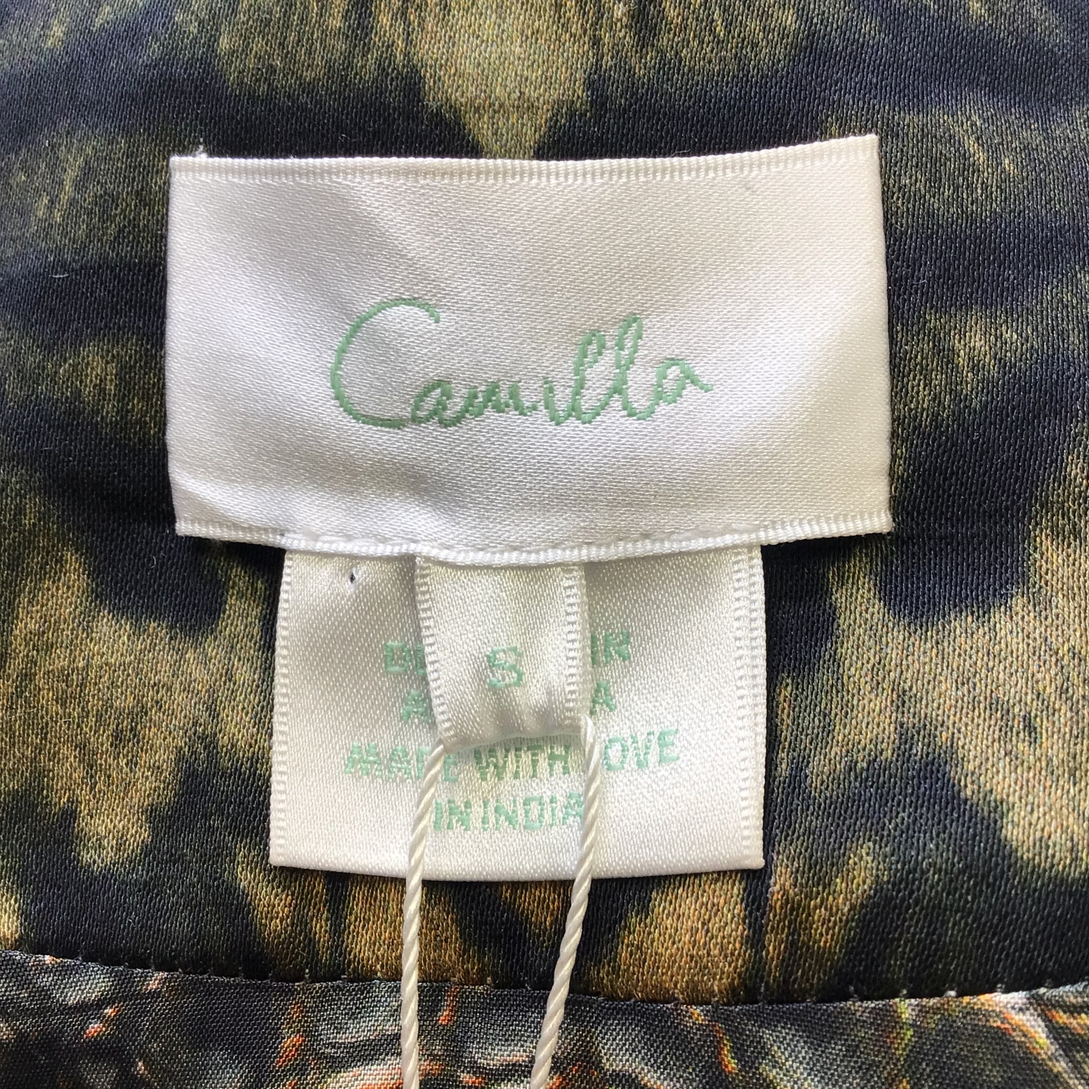 Camilla Brown / Gold Multi Kakadu Calling Parka Jacket