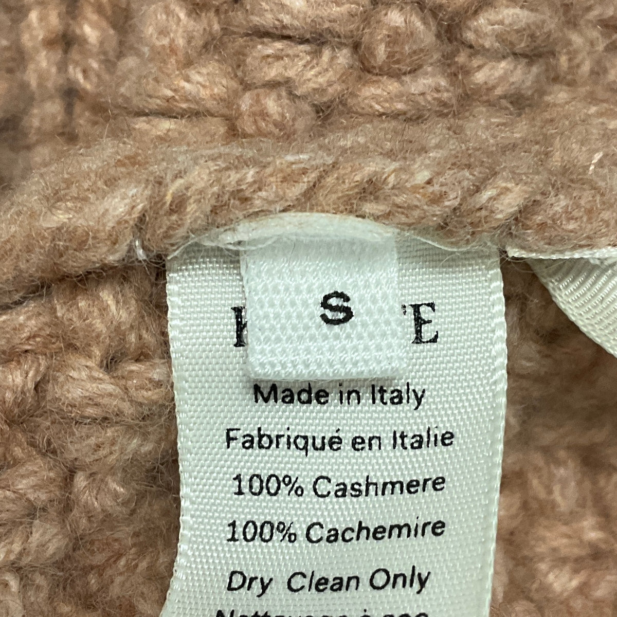 Khaite Almond Cashmere Knit Lupita Sweater