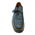 Load image into Gallery viewer, Dries Van Noten Blue Snake Embossed Leather Oxford Shoes
