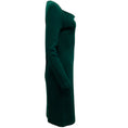 Load image into Gallery viewer, St. John Hunter Green Knit Drape Neck Dress
