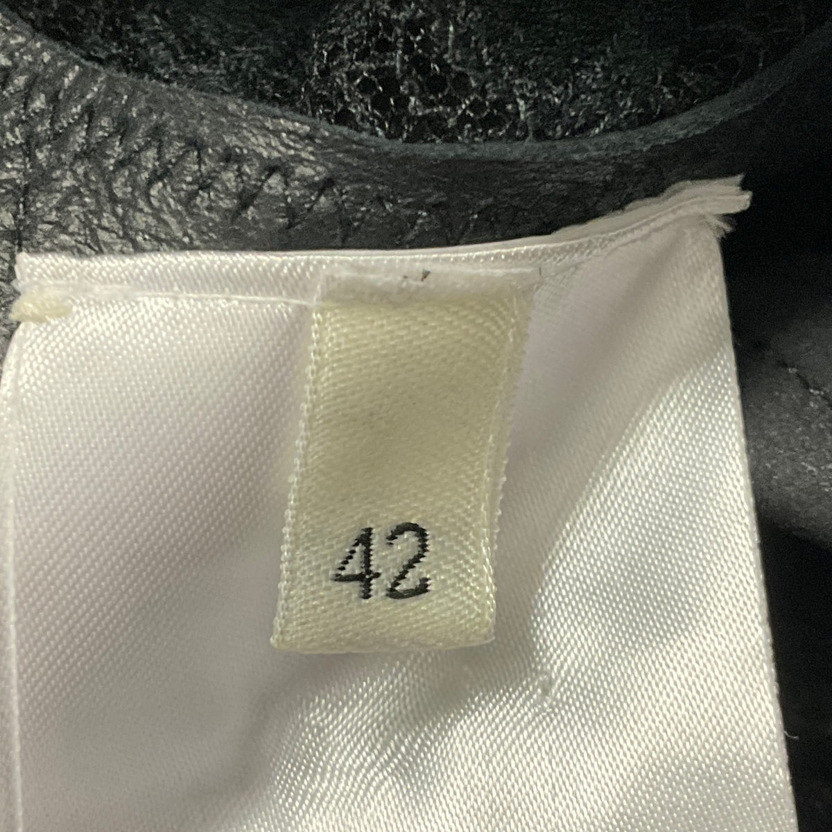 Alexander McQueen Black Lace Trimmed Lamb Leather Blazer