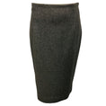 Load image into Gallery viewer, Ralph Lauren Collection Charcoal Grey Cashmere Pencil Skirt
