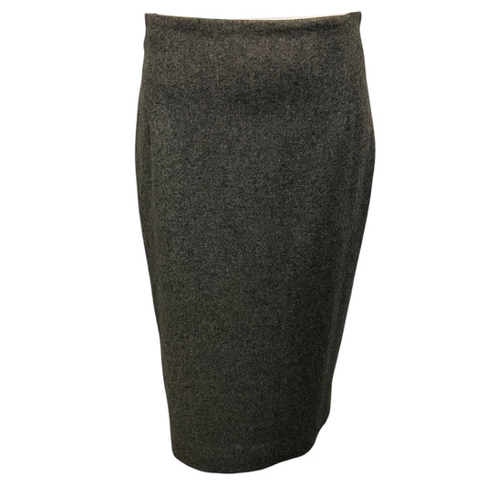 Ralph Lauren Collection Charcoal Grey Cashmere Pencil Skirt
