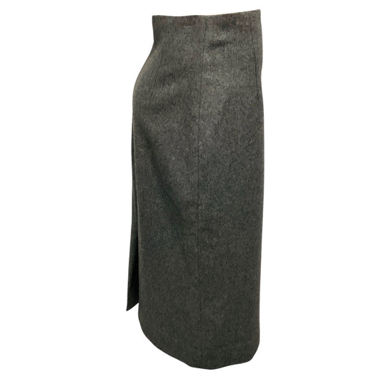 Ralph Lauren Collection Charcoal Grey Cashmere Pencil Skirt