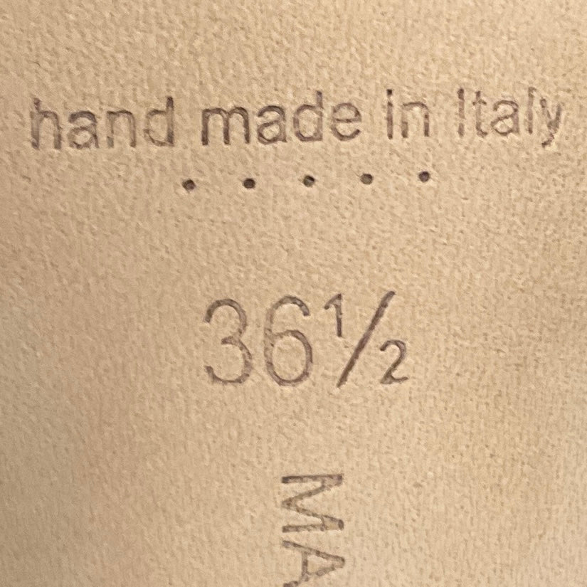 Manolo Blahnik Beige Strappy Suede Leather Sandals