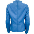 Load image into Gallery viewer, Lafayette 148 New York Blue Leather Jacket
