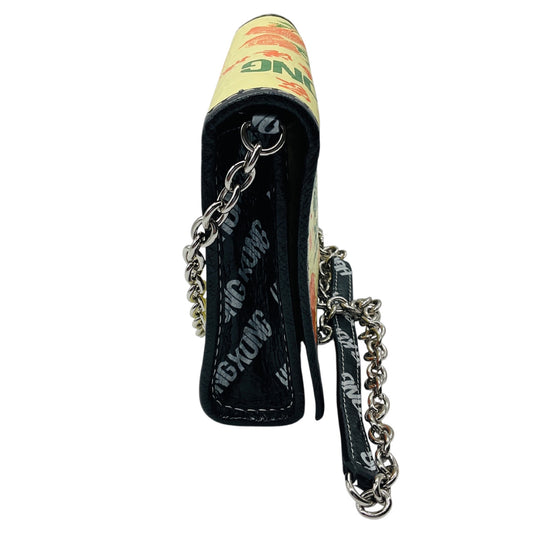 Balenciaga Yellow Multi Hong Kong Chain Strap Crossbody Bag