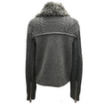 Load image into Gallery viewer, Simkhai Grey Faux Fur Collar Wool Jacket
