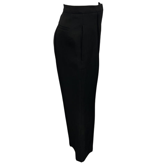 Jil Sander Black Cropped High Waist Pants