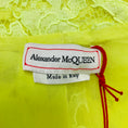 Load image into Gallery viewer, Alexander McQueen Acid Yellow Floral Lace Jacket
