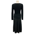 Load image into Gallery viewer, Altuzarra Black Pleated Faux Leather and Cashmere Knit Dress
