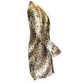 Load image into Gallery viewer, R13 Tan / Black Leopard Printed Double Breasted Coat
