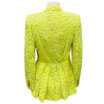 Load image into Gallery viewer, Alexander McQueen Acid Yellow Floral Lace Jacket
