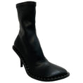 Load image into Gallery viewer, Stella McCartney Black Leather Rydet Stretch Boots with Studs

