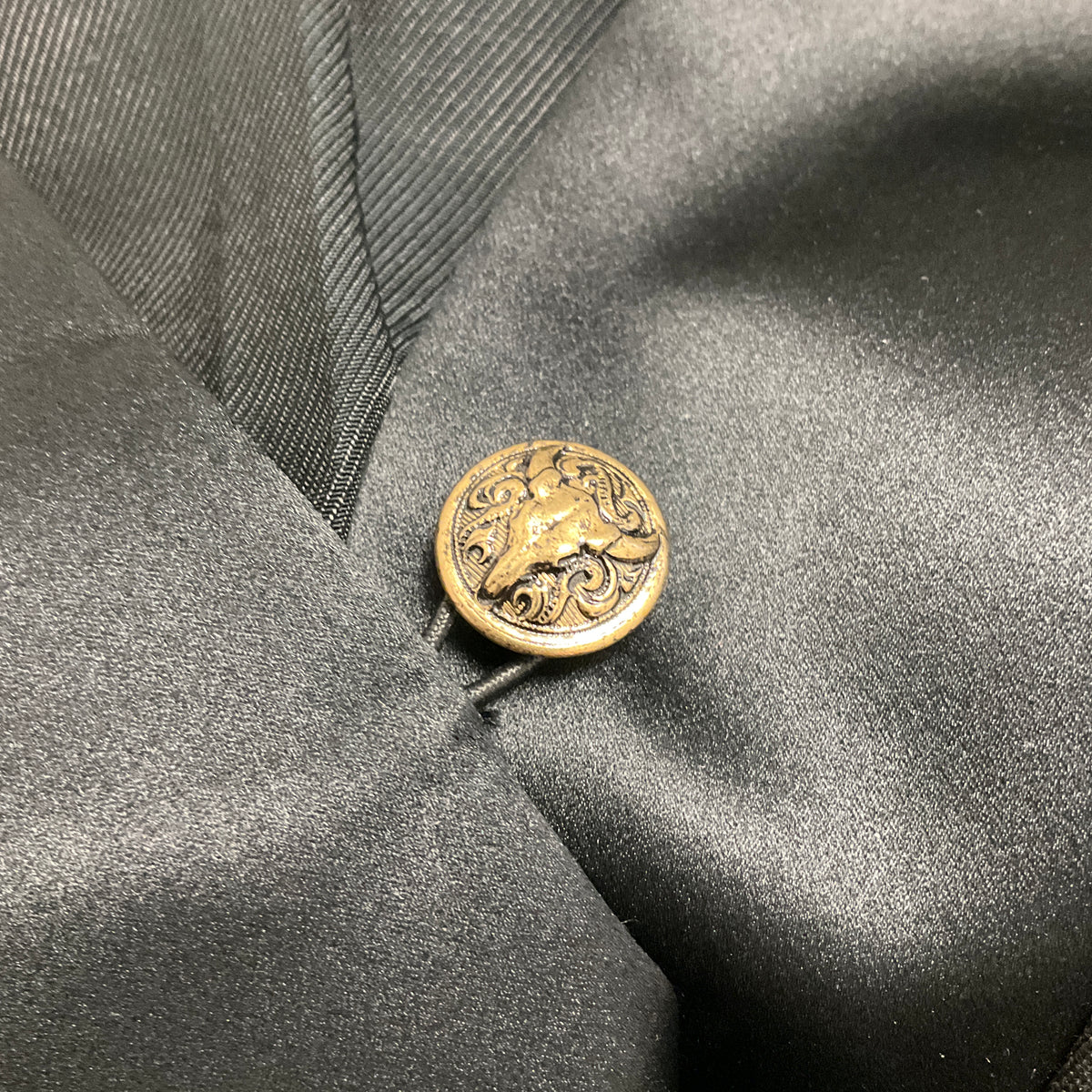 Balmain Black Structured Wool and Linen Blazer