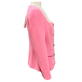 Load image into Gallery viewer, Veronica Beard Pink Ria Square Neck Collarless Jacket
