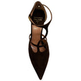 Load image into Gallery viewer, Laurence Dacade Dark Brown Chocolate Suede Faye Pumps
