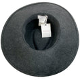 Load image into Gallery viewer, Peserico Graphite Wool Felt Wide Brim Fedora
