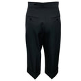 Load image into Gallery viewer, Max Mara Navy Blue Cuffed Cropped Wool Pants
