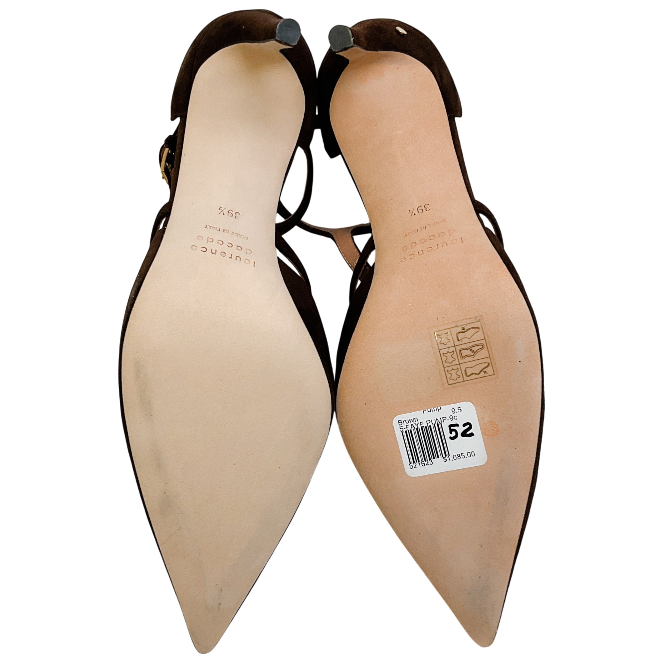 Laurence Dacade Dark Brown Chocolate Suede Faye Pumps