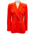 Load image into Gallery viewer, Ralph Lauren Collection Orange Classic Cashmere Blazer
