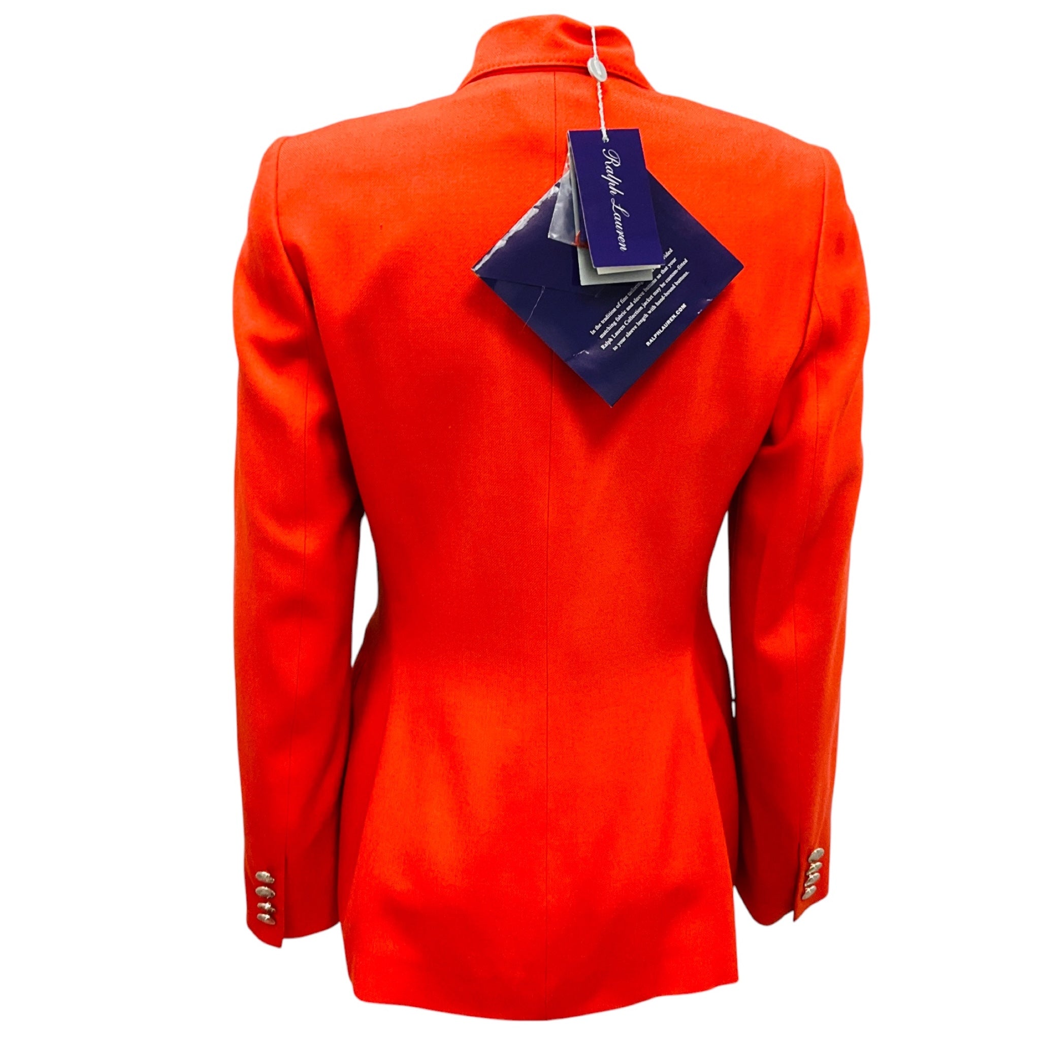 Ralph Lauren Collection Orange Classic Cashmere Blazer