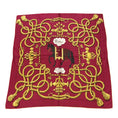 Load image into Gallery viewer, Hermes Red / Gold Multi Palefroi Square Silk Twill Scarf
