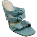 Load image into Gallery viewer, Alexandre Birman Skyway Blue Leather Lolita Square 90 Sandals

