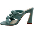 Load image into Gallery viewer, Alexandre Birman Skyway Blue Leather Lolita Square 90 Sandals
