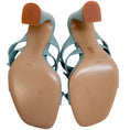 Load image into Gallery viewer, Alexandre Birman Skyway Blue Leather Lolita Square 90 Sandals
