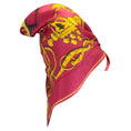 Load image into Gallery viewer, Hermes Red / Gold Multi Palefroi Square Silk Twill Scarf
