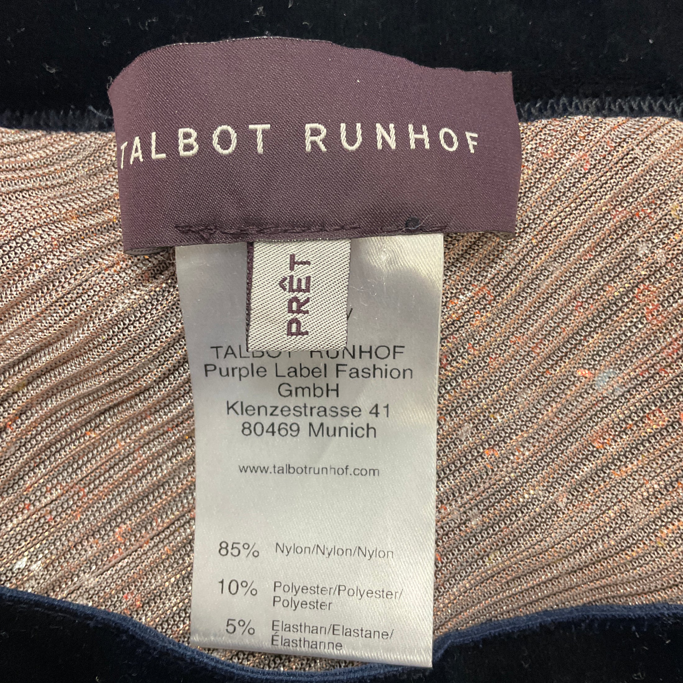 Talbot Runhof Purple Sequined Mesh Tulle Maxi Skirt