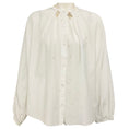Load image into Gallery viewer, forte_forte White Blanco Carousel des Sylphes Embroidery Voile Shirt
