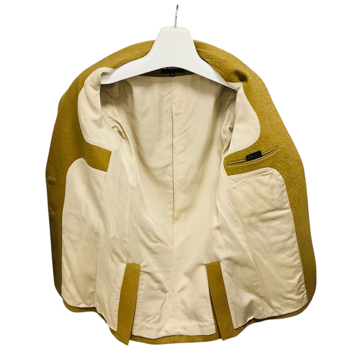 Ann Demeulemeester Ochre Morris Jacket