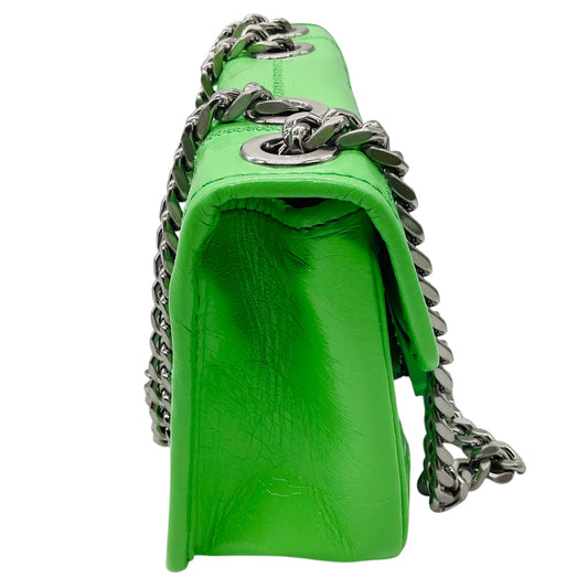 MCM Light Green Leather Travia Crossbody Bag