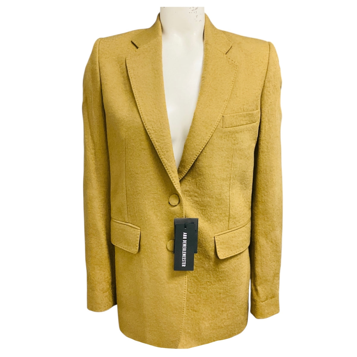 Ann Demeulemeester Ochre Morris Jacket