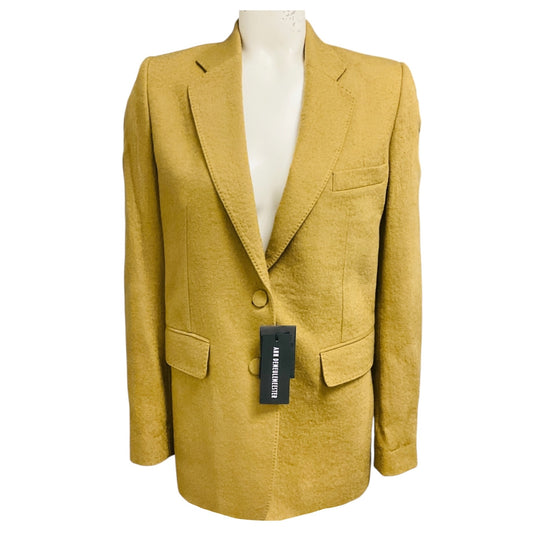 Ann Demeulemeester Ochre Morris Jacket