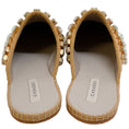 Load image into Gallery viewer, Casadei Toffee Rattan Capalbio Crystal Slides
