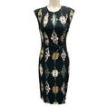 Load image into Gallery viewer, Etro Black Multi Printed Sleeveless Crepe Dress
