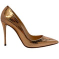 Load image into Gallery viewer, Casadei Viper Pink Embossed Julia Pumps
