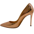 Load image into Gallery viewer, Casadei Viper Pink Embossed Julia Pumps
