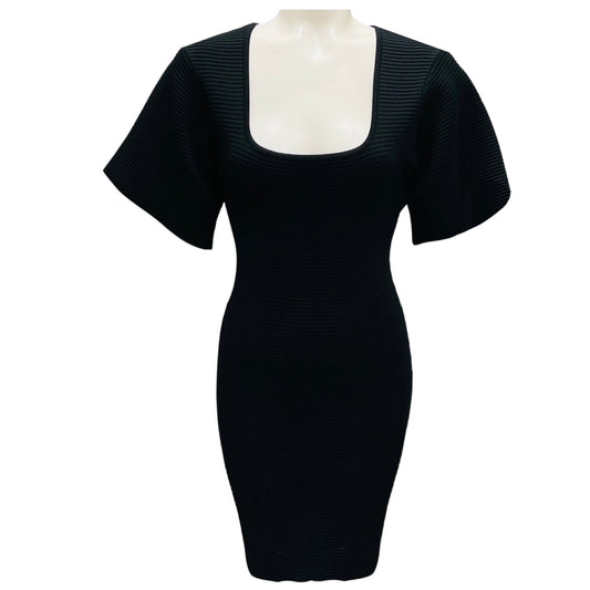 Herve Leger Black Bandage Knit Bodycon Dress