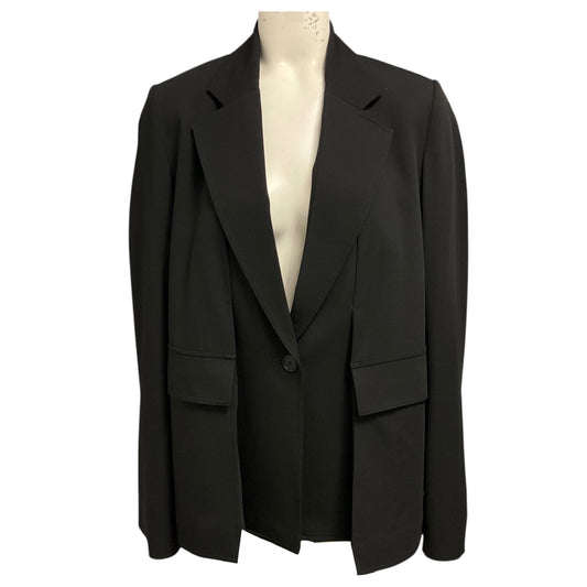 Loewe Black Lightweight Fluid Twill Wool Tailoring Jacket