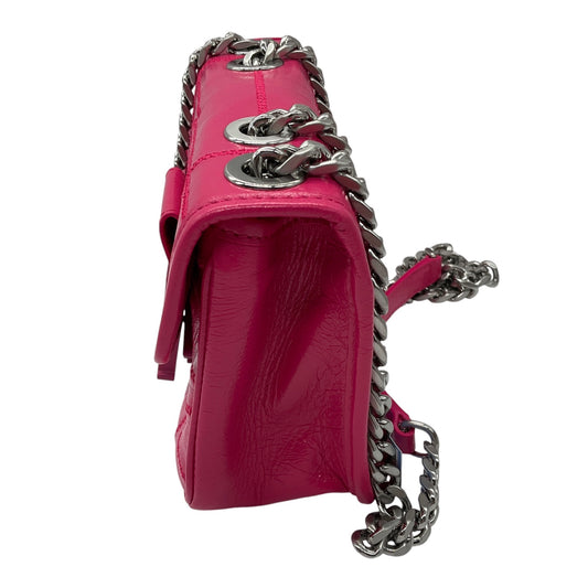 MCM Hot Pink Leather Travia Crossbody Bag