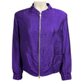 Load image into Gallery viewer, Dries Van Noten Purple Zip Front Bomber Jacket
