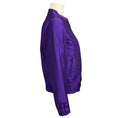 Load image into Gallery viewer, Dries Van Noten Purple Zip Front Bomber Jacket
